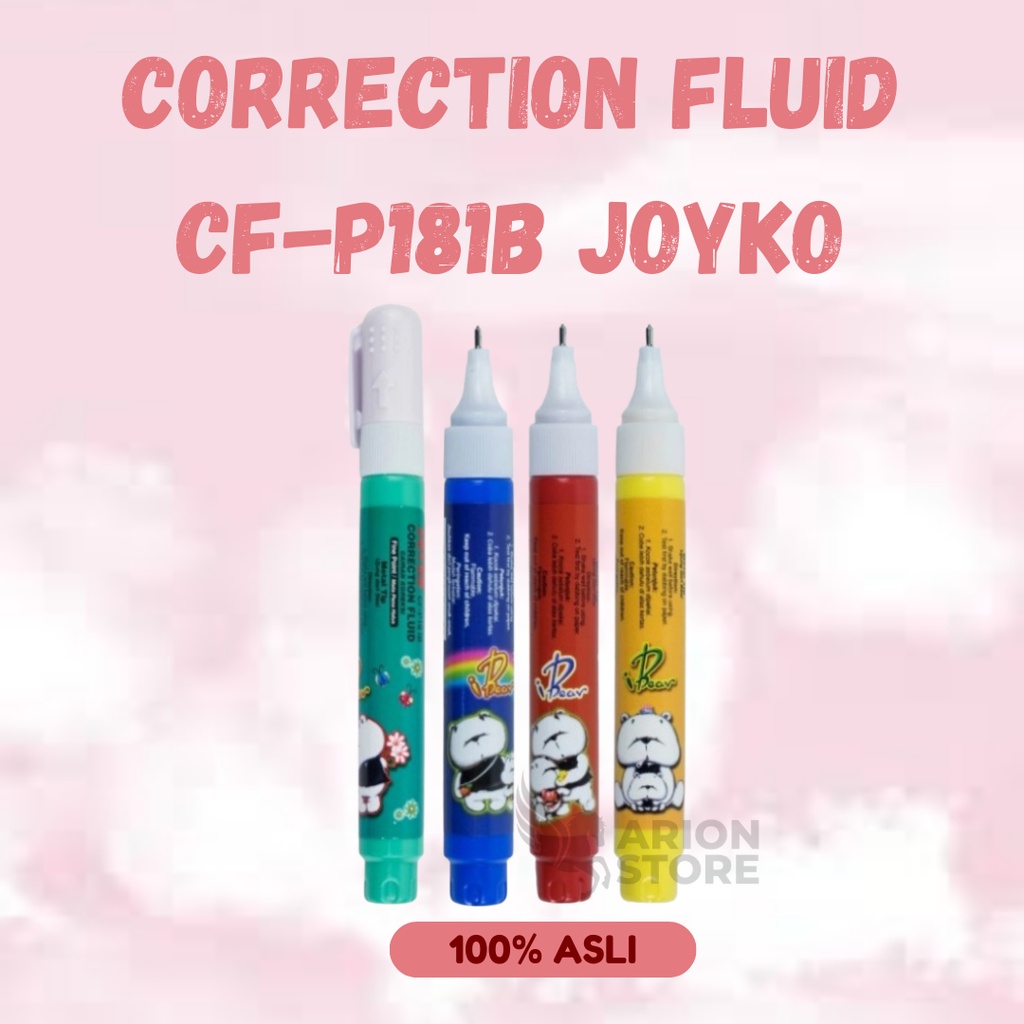 

[ARION STORE] Correction Fluid Joyko CF-P181B / Stipo Cair Joyko [PCS]