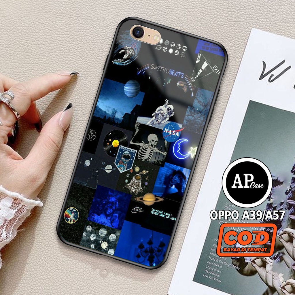 Casing OPPO A39 / A57 Hardcase 2D Glossy Case Motif Nasa