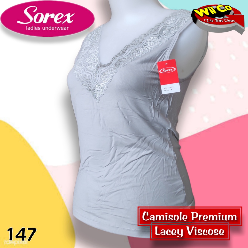 K147 - TANKTOP/KAMISOL ATASAN PAKAIAN DALAM WANITA SOREX FREE SIZE TALI LEBAR