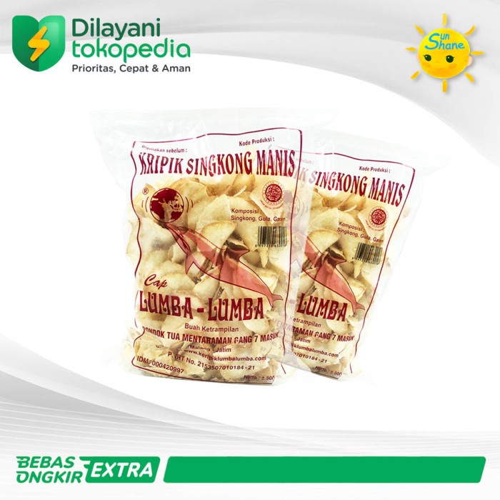 

Ready-bisa Cod Bundling 2 keripik kripik singkong Cap Lumba Malang 500 gr 500gr 2pcs - Manis