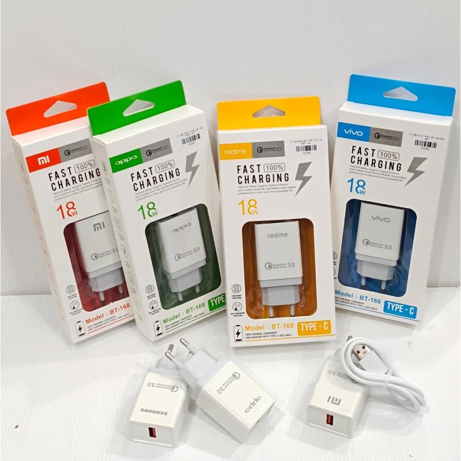 TYPE C SAMSUNG OPPO VIVO XIAOMI REALME REDMI FAST CHARGING FLASH CHARGER QUICK CHARGE PENGISI DAYA C