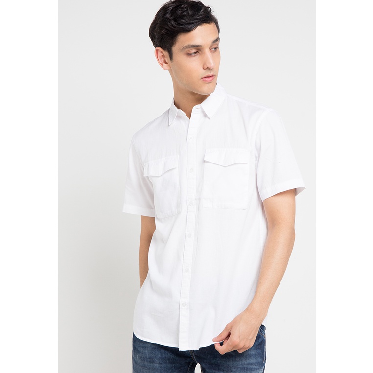 Kemeja Bombboogie Original Unity Regular Shirts 2 kantong depan Atasan Natal Retro Ori 100% Lengan P