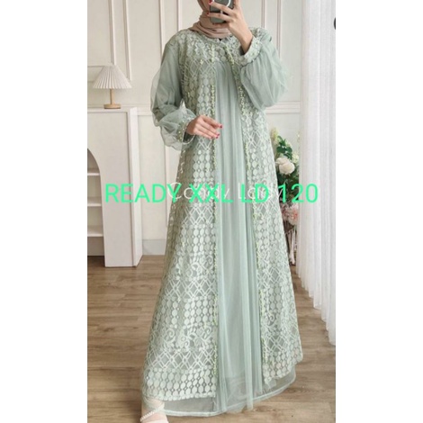 Gamis Brukat Ozias Jumbo super premium
