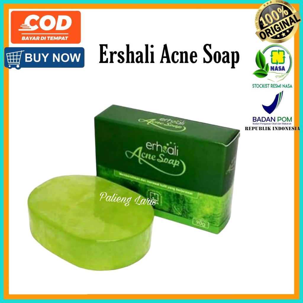 Ershali nasa - UNTUK MENGATASI JERAWAT -  Sabun Kecantikan -  glowing - GROW NASA