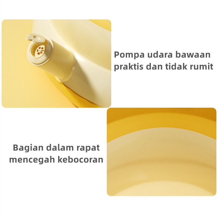 Kursi Sofa Musik Bayi PVC Pompa Angin Sofa Rusa Makan Bayi Belajar Duduk WJ12