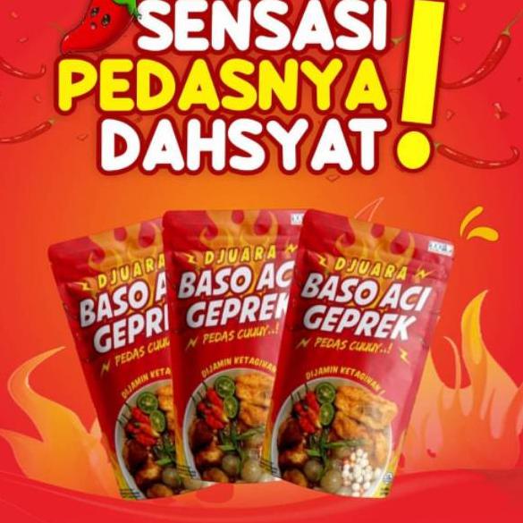 

[ SALE ] Baso Aci Geprek Juara Sami Raos