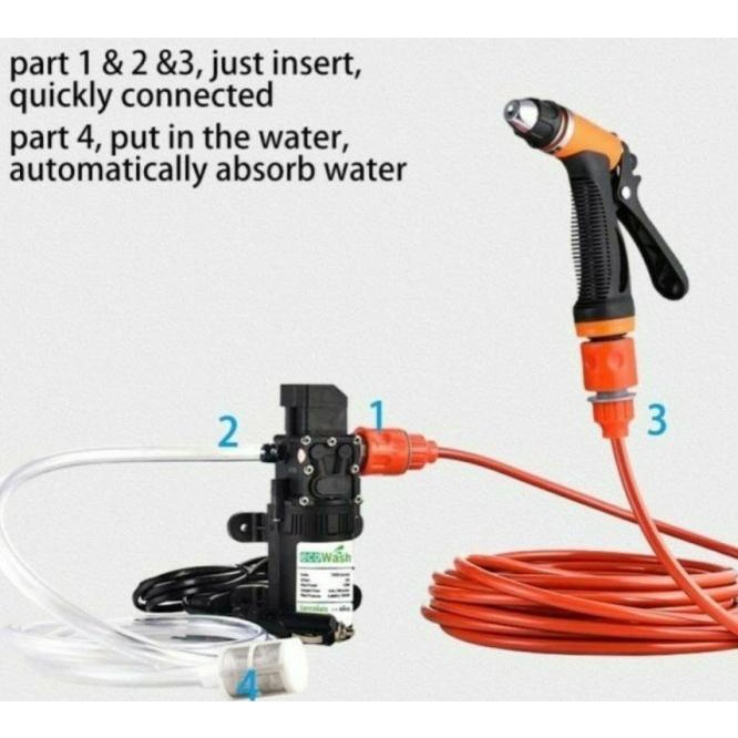 Getz Alat Cuci Mobil Motor Portable