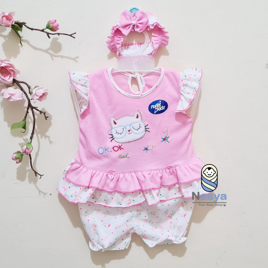 [P-014] Dress Bayi Perempuan 0-6 m / Setelan Bayi Perempuan