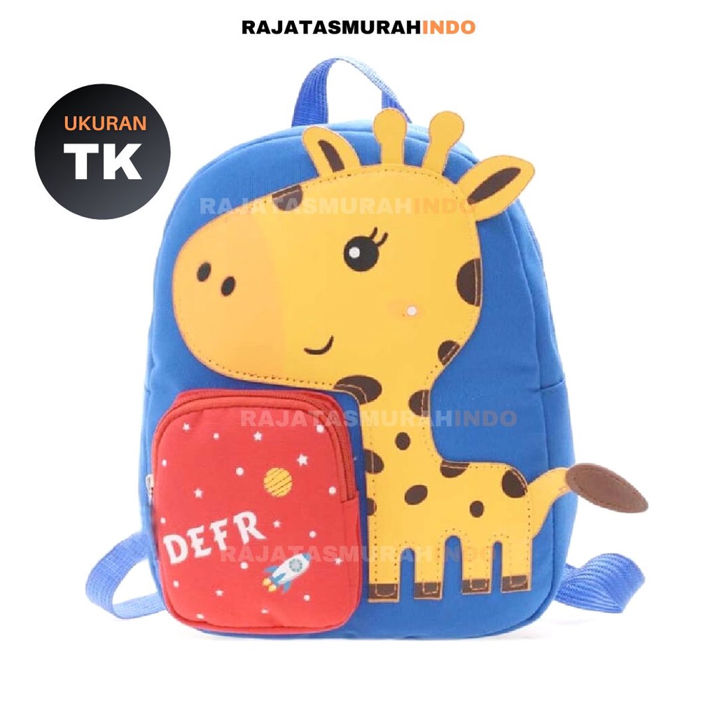 RTM - ANIMAL SERIES SIDE POCKET - PROMO TAS ANAK TERBARU 2023 / RANSEL ANAK SEKOLAH / TAS SEKOLAH ANAK / TAS SEKOLAH TK / TAS RANSEL