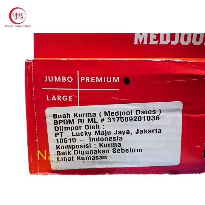 

Kurma Natural Delights Bard Valley Medjool Dates 5 Kg Jumbo