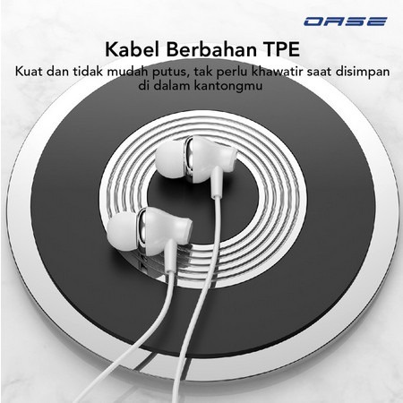 HEADSET EARPHONE OASE TK3