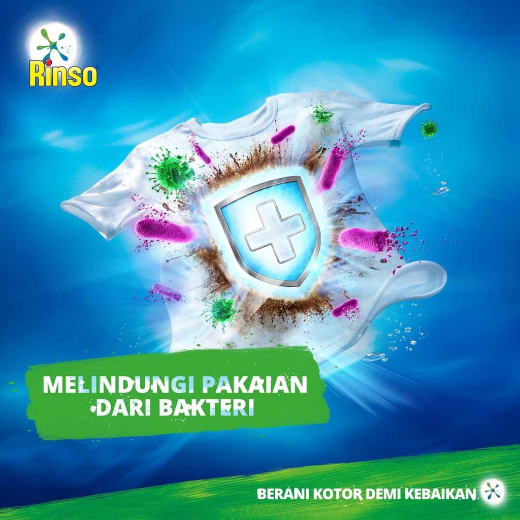 Rinso Molto Detergent Cair 38 ML X 12 SACHET Deterjen Pewangi, Liquid Detergent