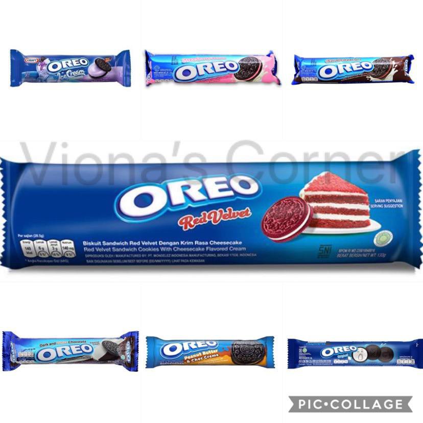 OREO RED VELVET BISKUIT WAFER SANDWICH OREO ROLL CREAM  ALL VARIAN SNACK MAKANAN RINGAN