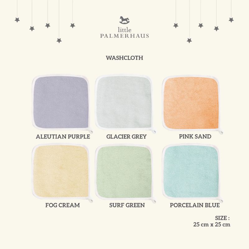 waslap bamboo by little palmerhaus, washcloth,waslap anak, sapu tangan handuk bayi