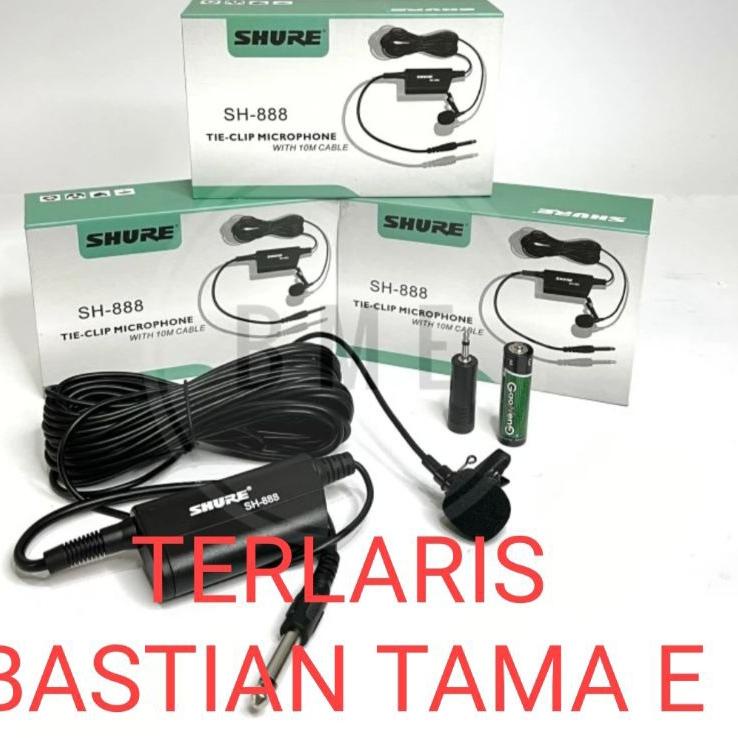 ★ Mic jepit shure super peka cocok untuk imam masjid shure sh 888 ☉