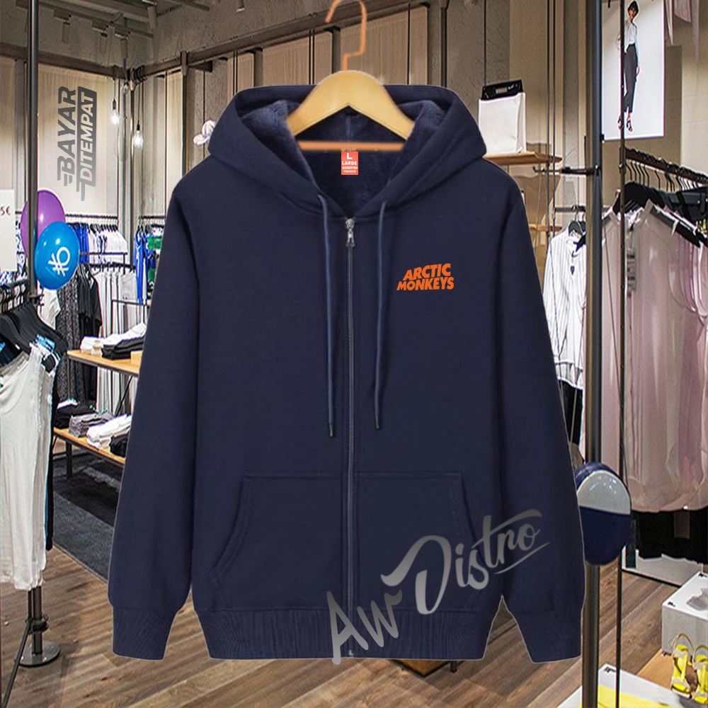 COD Jaket Distro Armon Text Orange Premium Quality Sweater Tulisan Jaket Kata-Kata Hoodie Sablon