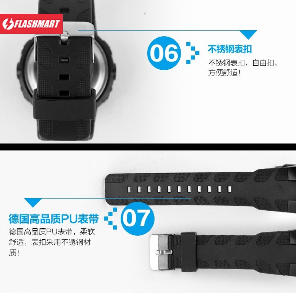 Flashmart Jam Tangan Sport Digital Pria - DG1027