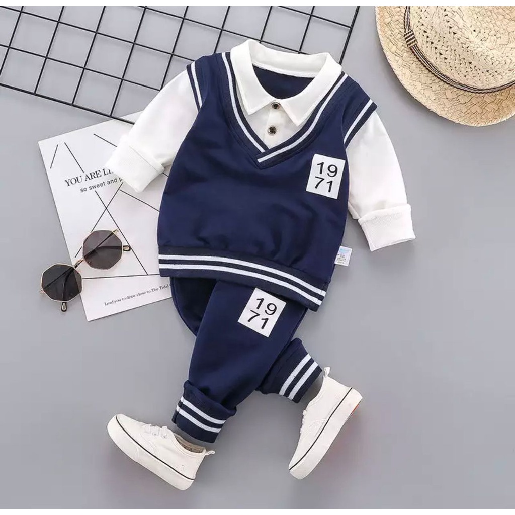 SETELAN SWEATER ANAK BAHAN BABAYTERRY UMUR 1-5 TAHUN SETELAN SCHOOL BAJU PAKAIAN ANAK LAKI LAKI PEREMPUAN TERBARU OUTFIT ANAK MASA KINI BAHAN ADEM NYAMAN TERMURAH