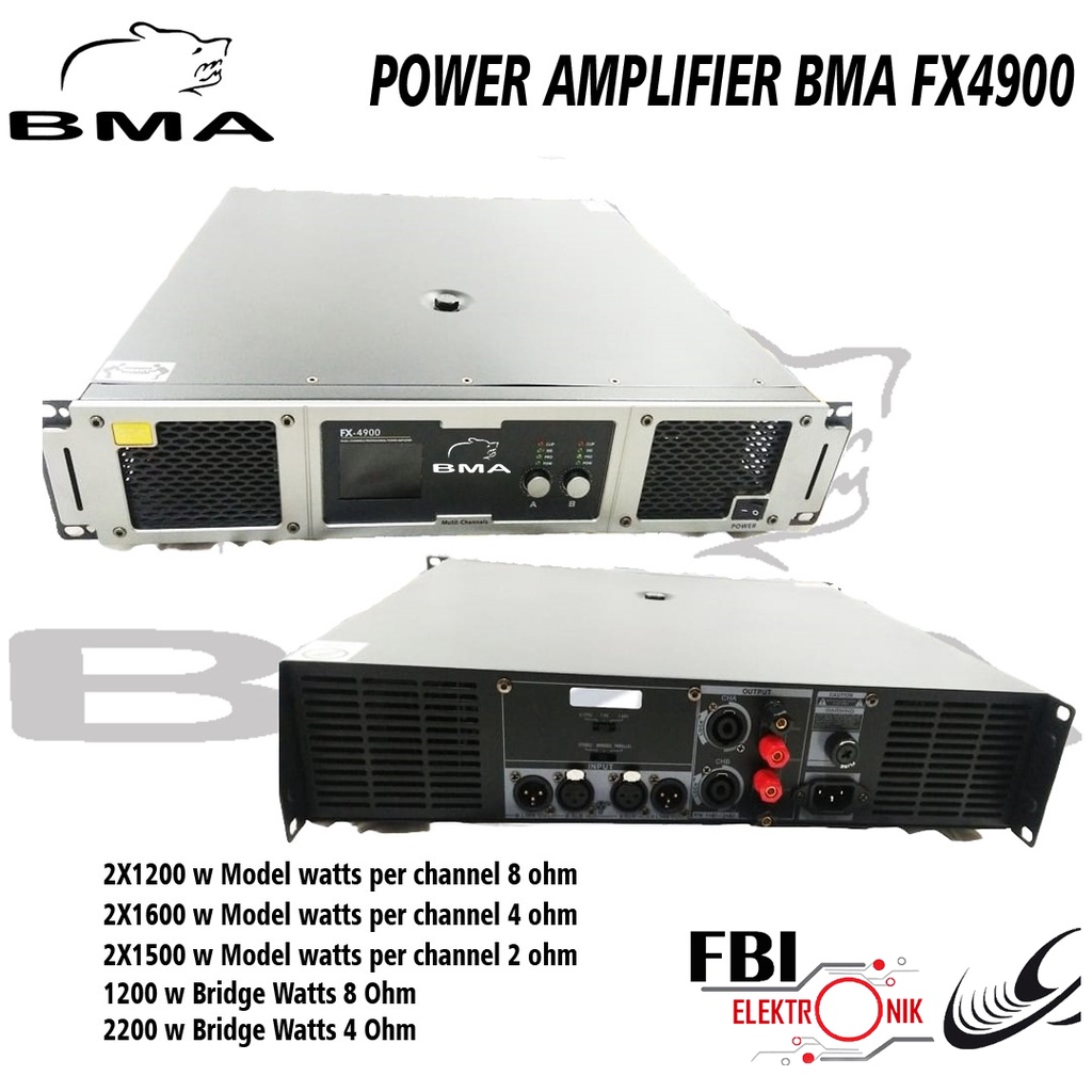 AMPLIFIER BMA FX-4900