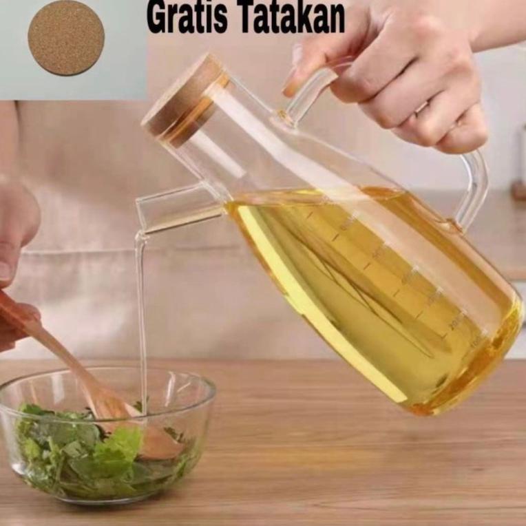 SPECIAL PRICE Botol minyak / Oil bottle / botol kaca minyak/ tempat minyak kecap 650ml - 1000ml