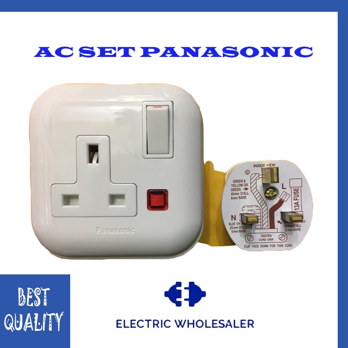 AC SET PANASONIC WBJ1214W-3K