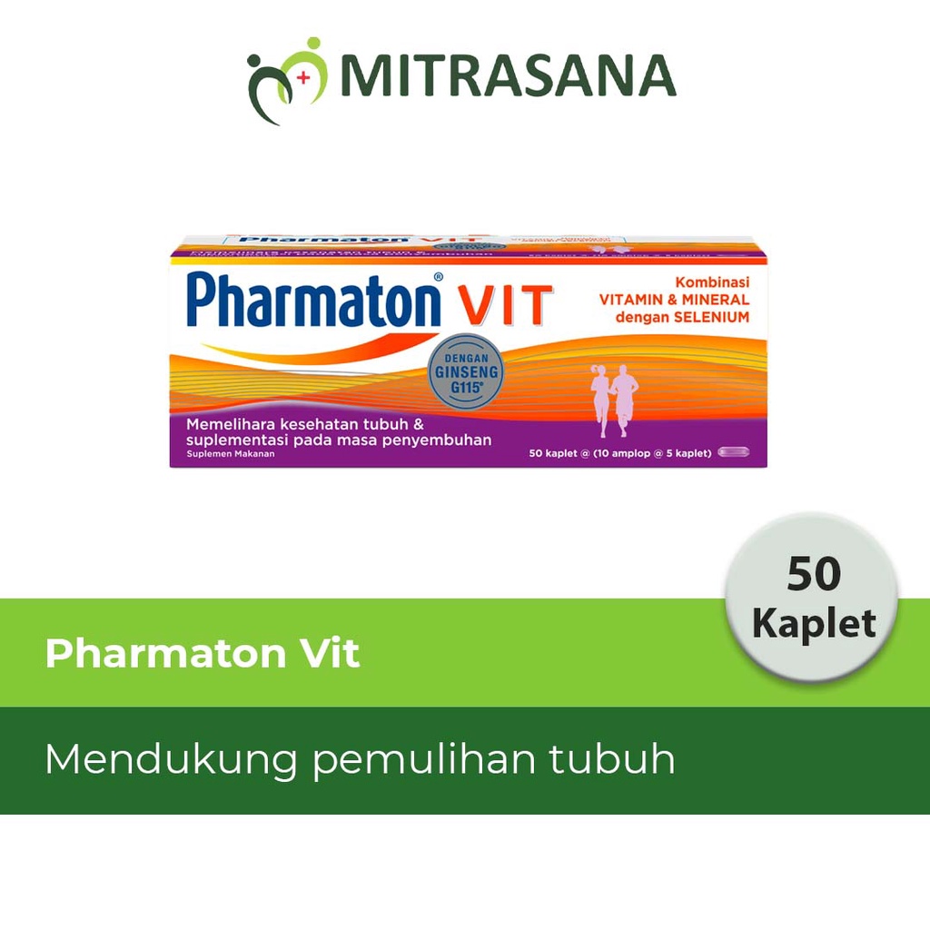 Pharmaton Vit 10 Stp x 5 Kps - Multivitamin Jaga Stamina