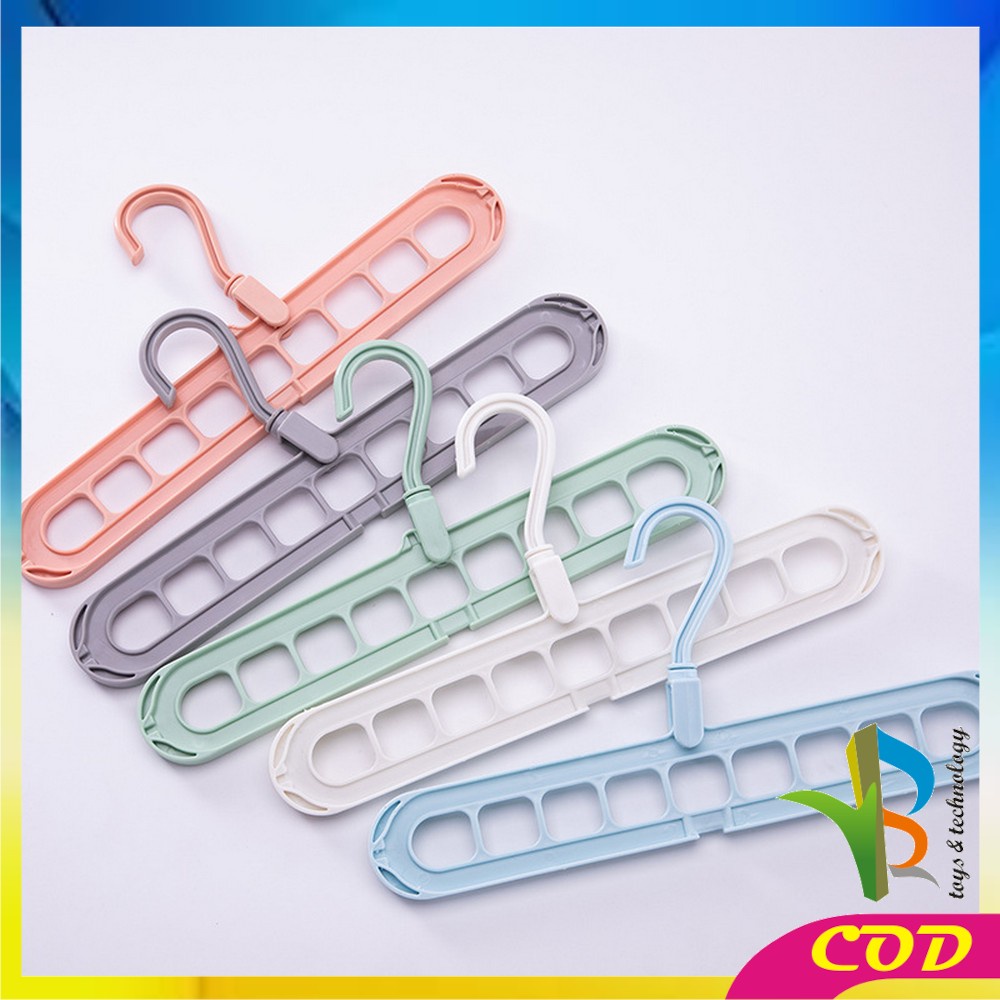 RB-C125 Magic Hanger 9 IN 1 Gantungan Baju Organizer 9 Lubang / Hanger Jemuran Pakaian Serbaguna Multifungsi Jemuran Laundry