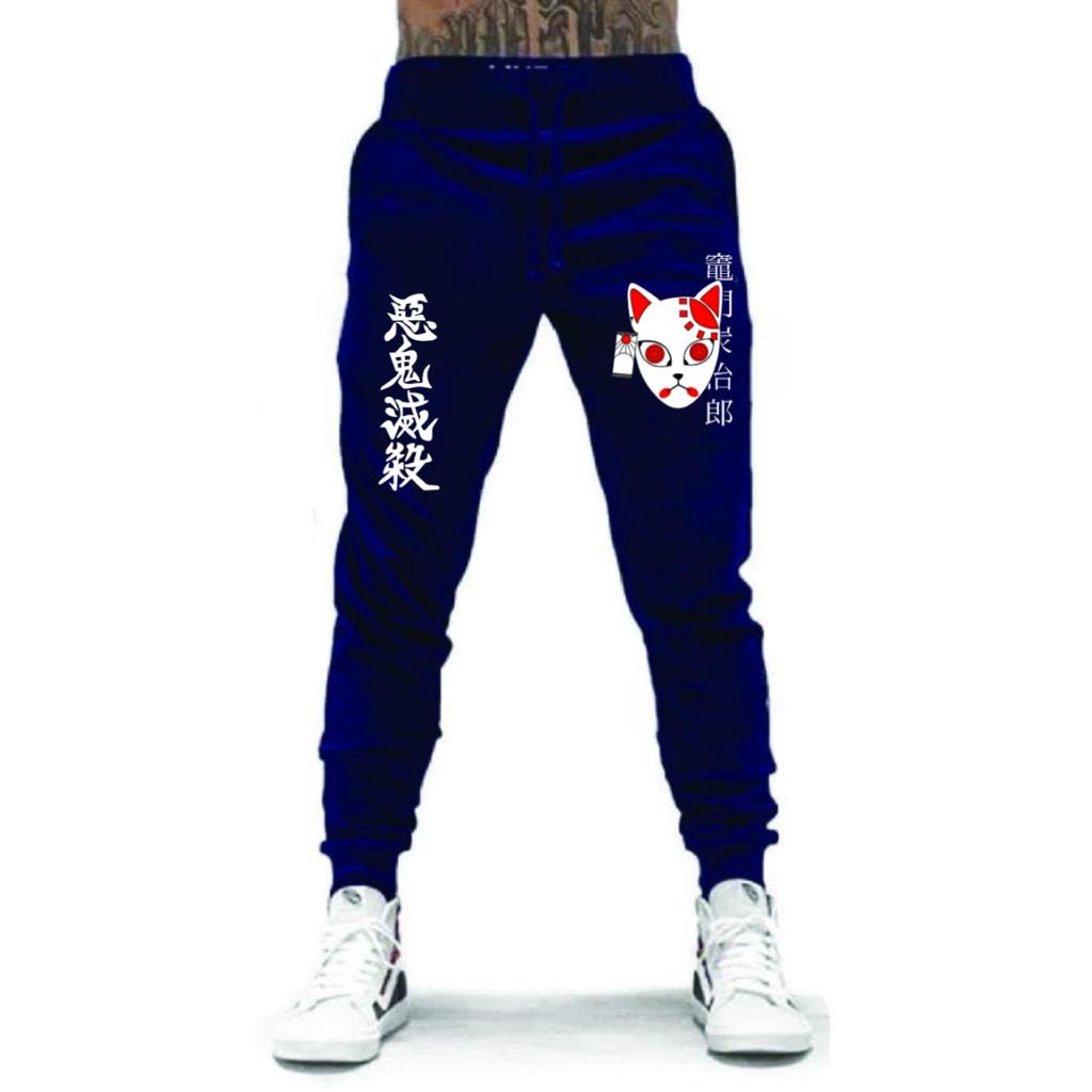 CELANA PANJANG JOGGER MODEL KIMETSU NO YAIBA ANIME DEMON SLAYER BAHAN FLEECE TEBAL / NYAMAN DIPAKAI KUALITAS BAGUS