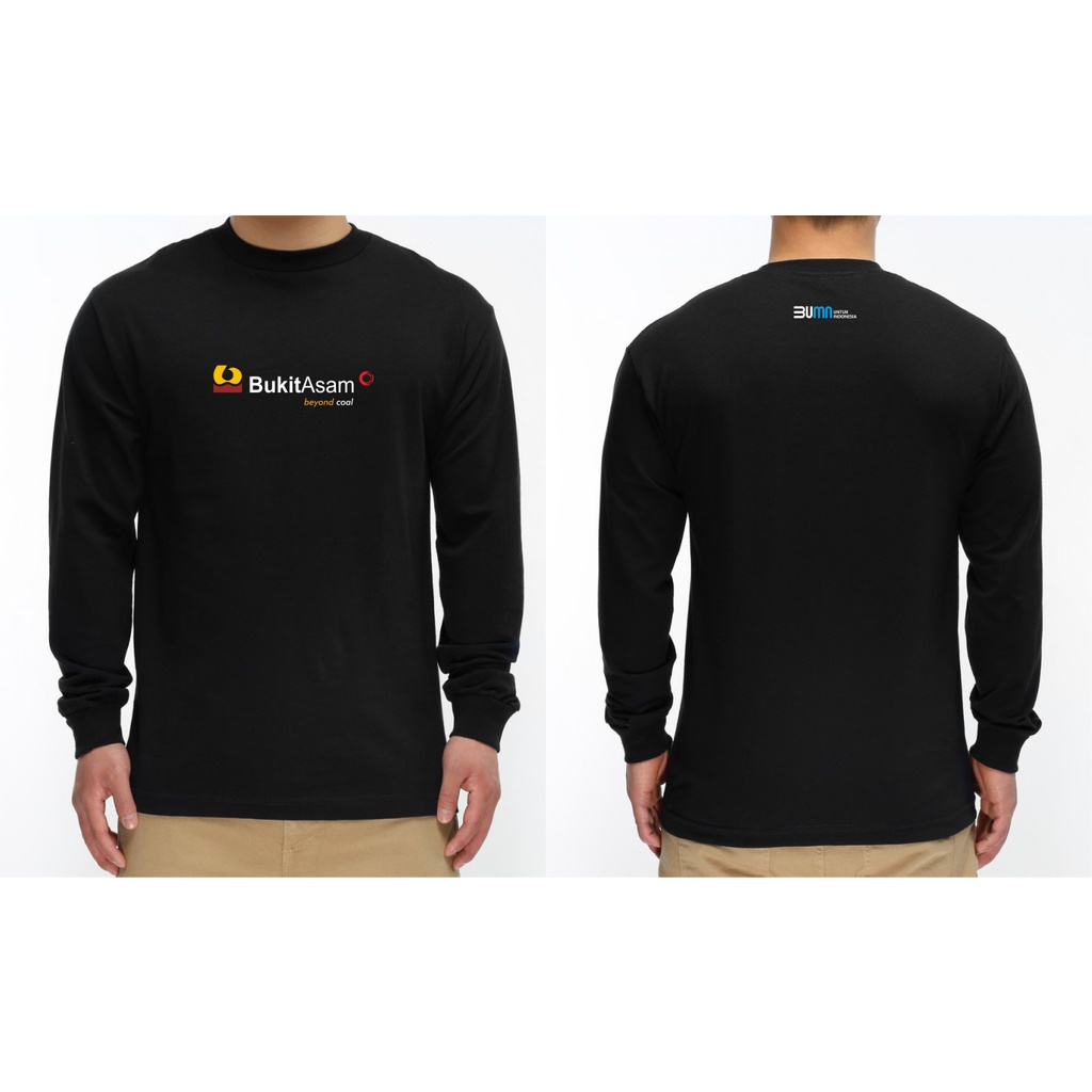 T-SHIRT KAOS BUMN PT BUKIT ASAM LENGAN PANJANG