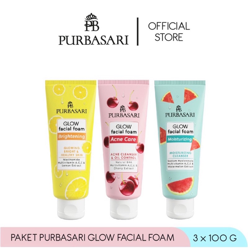 PURBASARI Glow Facial Foam 100gr