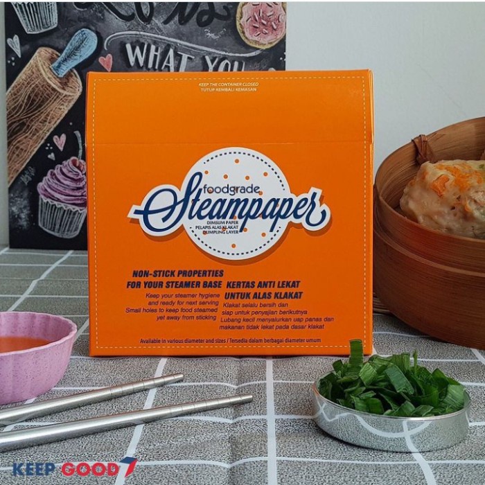 

Seven Steampaper 12 cm Untuk Alas Klakat Alas Dimsum