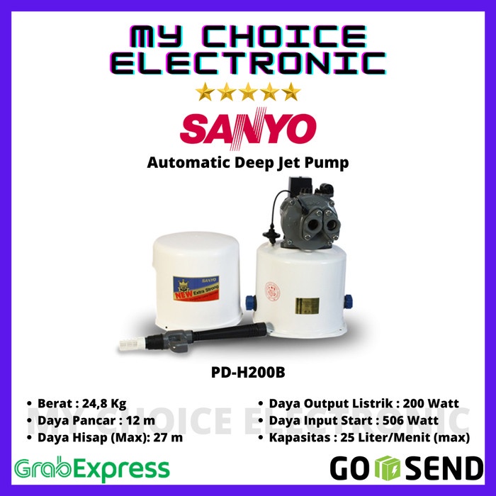 SANYO Jet Pump PDH-200B