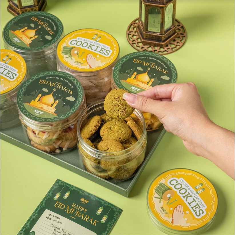 

NUDE Hampers Idul Fitiri Kue Kering Ramadhan | Vegan Gluten Free Cookies