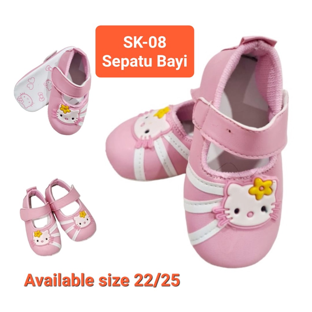 Sepatu bayi newborn perempuan hello kitty SK-08 sepatu bayi prewalker sepatu bayi baru lahir lakii laki perempuan