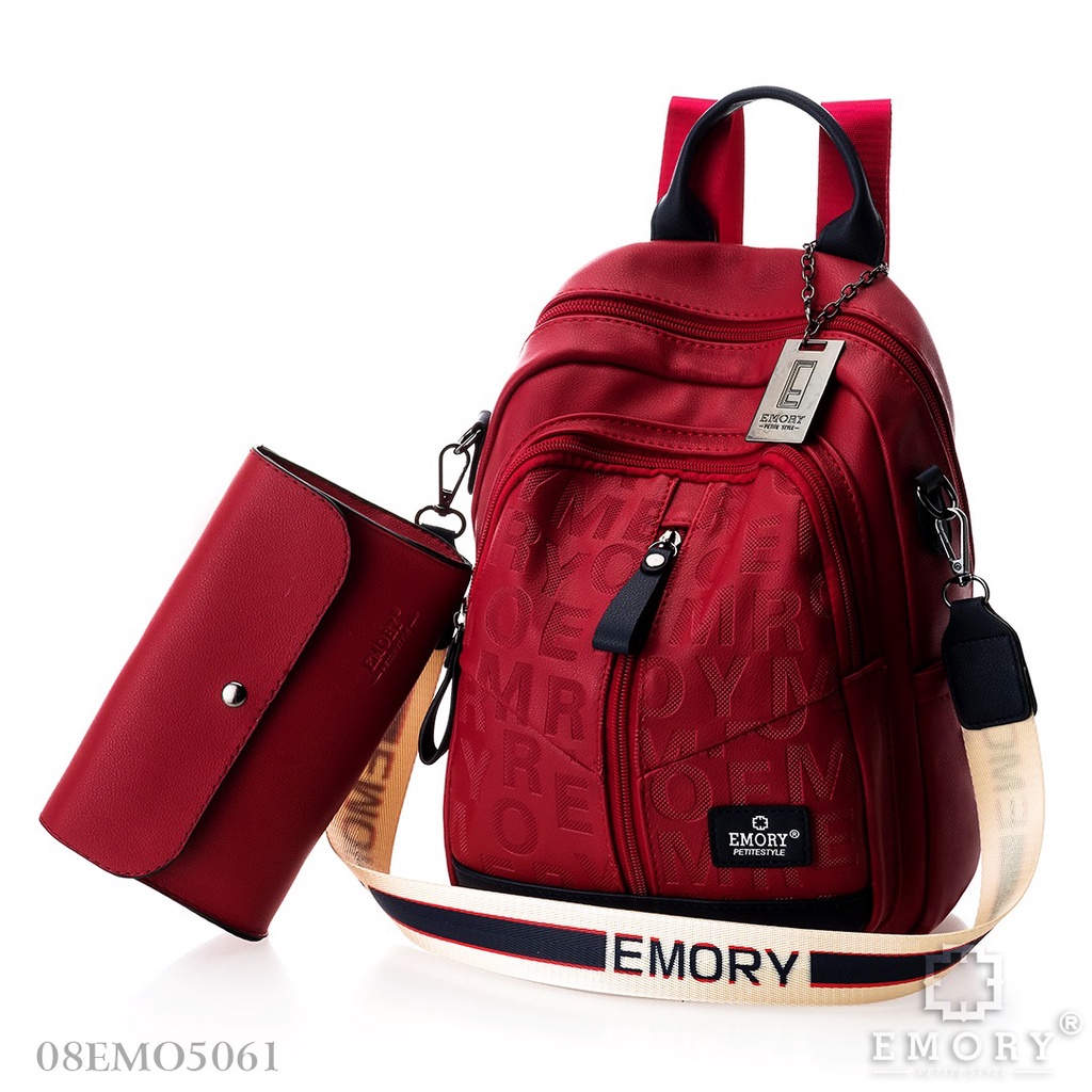 TAS RANSEL WANITA EMORY STYLE Moricca 08EMO 5061 2in1 MARBELAYUK