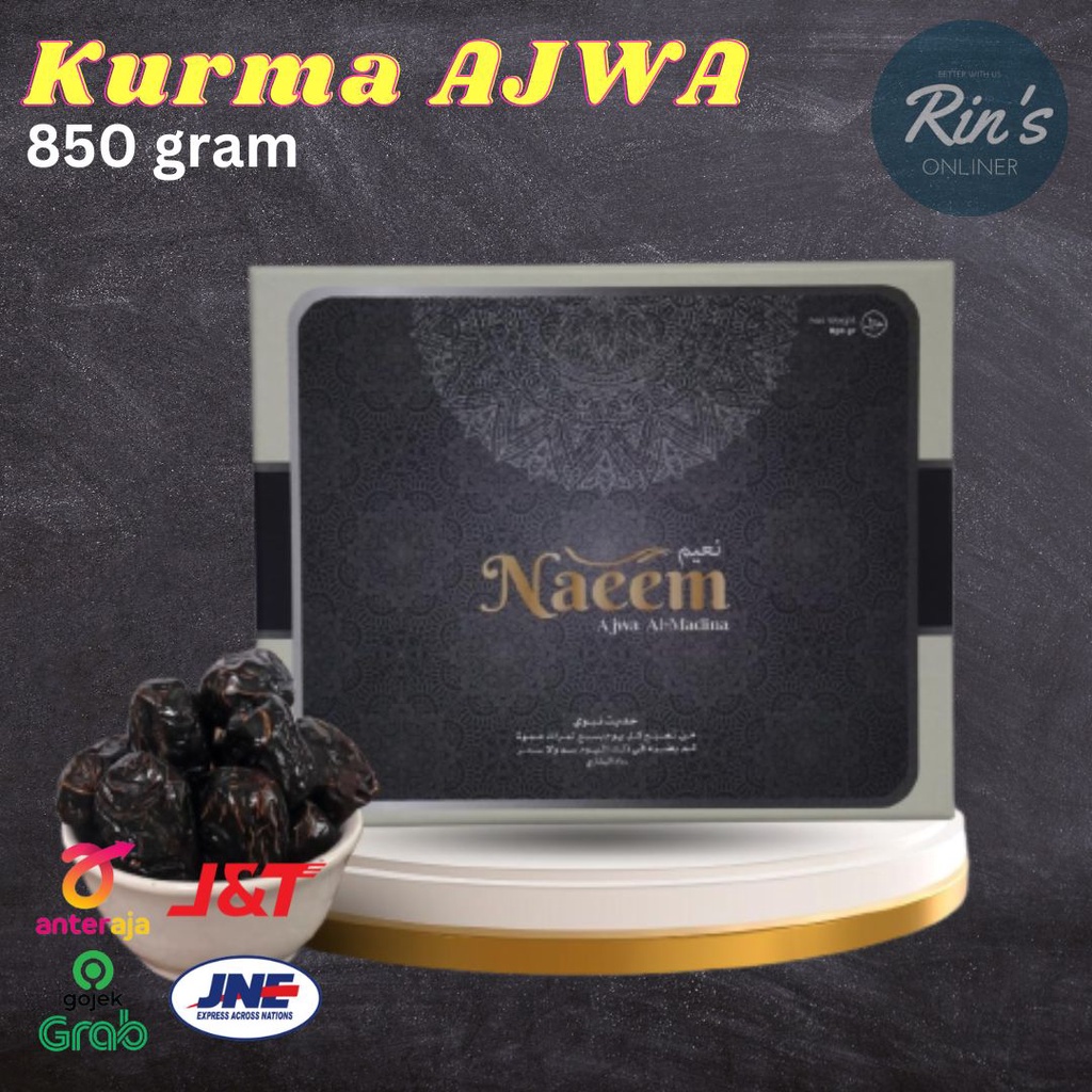 

Kurma Ajwa Naeem Al Madina 850gr Premium | Korma Nabi Original