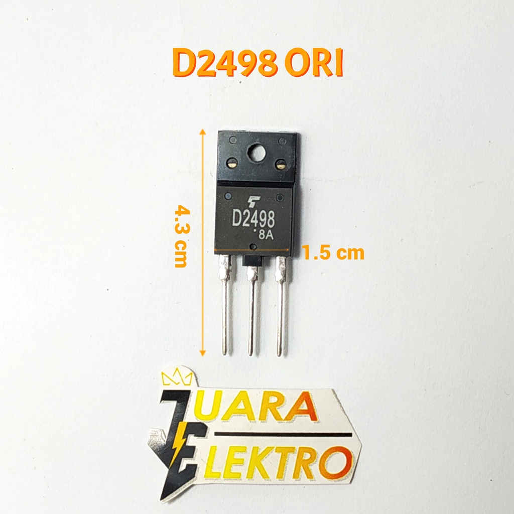 Transistor D2498 ORI | Transistor (TR) Regulator TV Tabung D 2498 Original