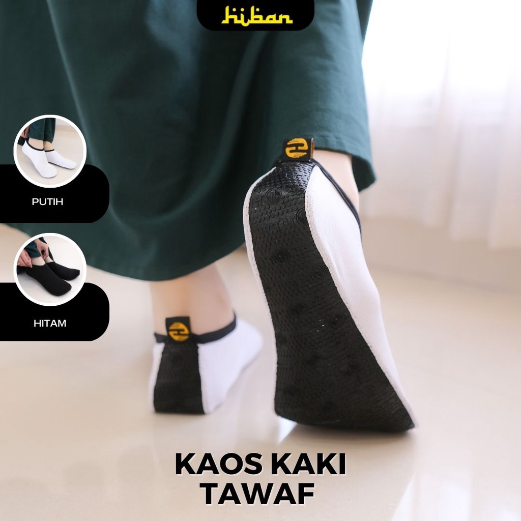 Foto JUMBO SIZE Kaos Kaki Tawaf Premium Wanita Pria Perlengkapan Haji dan Umroh Hiban Store