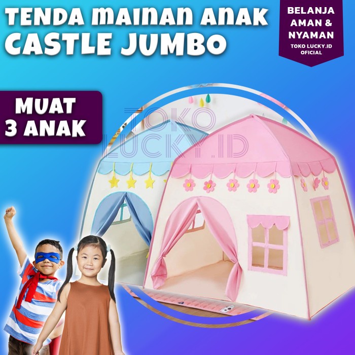 Tenda Mainan Anak Tent Playhouse Princess Castle Jumbo Murah