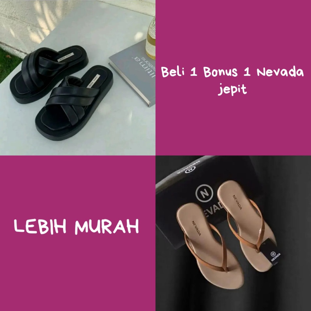 Sandal Wanita Terbaru Kekinian 2023 Beli 1 Grtais 1