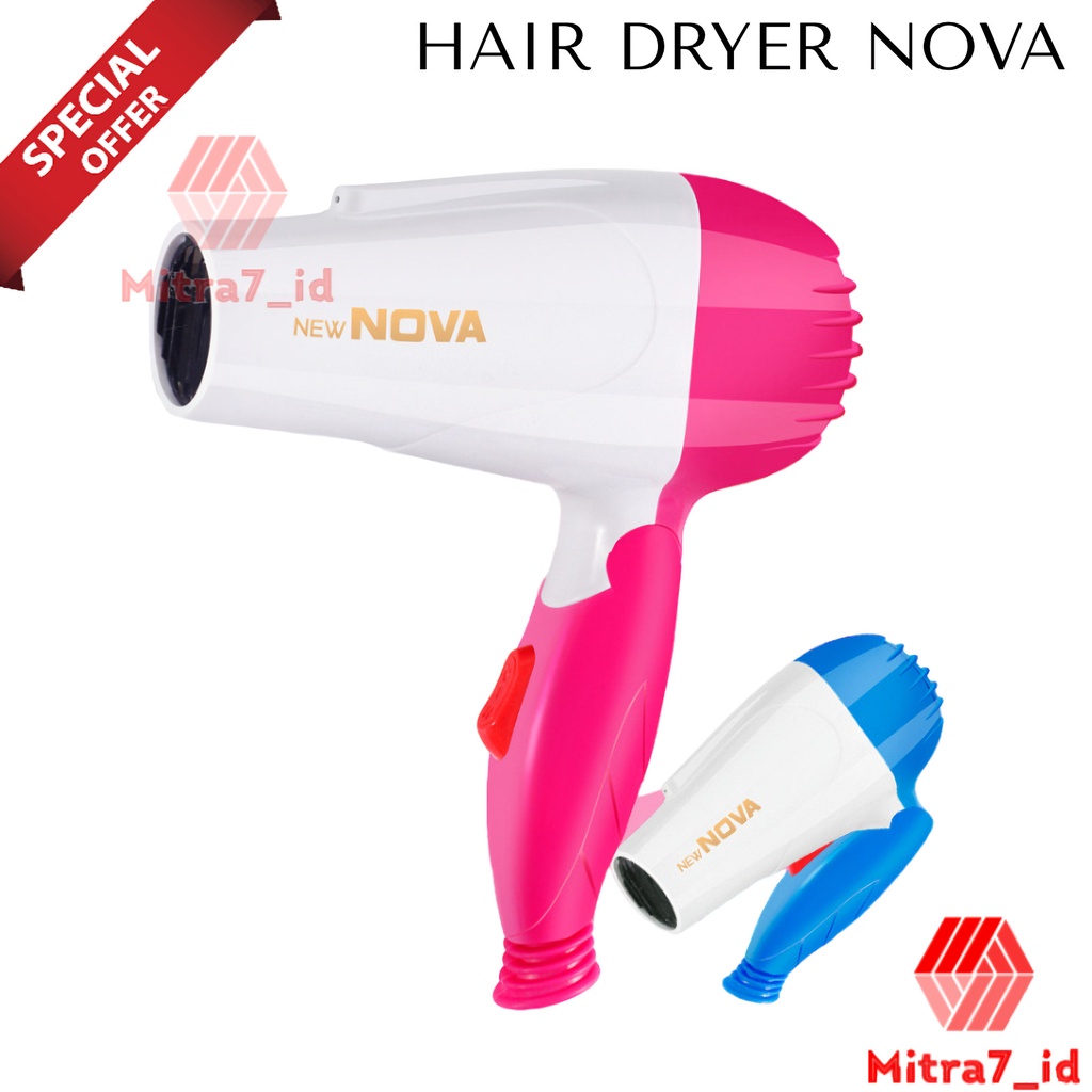 [M7[ HAIR DRYER MINI LIPAT NOVA / PENGERING RAMBUT MINI LIPAT / ALAT PENGERING RAMBUT / HAIR DRYER NOVA-1290