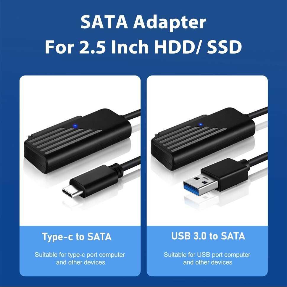 Kabel Adaptor Hardisk USB Type C/USB 3.0 to SATA 2.5 Inch Support 5G - ONUSBC/ONUSB3