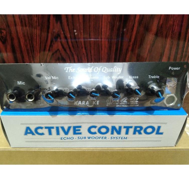 ✮ Tone control subwoofer echo mic speaker aktif type 226 active control speaker ❃