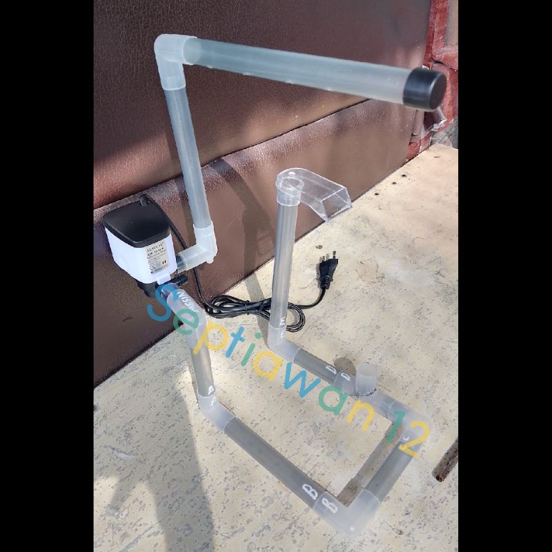 RANGKAIAN PIPA AIR TERJUN & RANGKAIN PIPA OUTPUT FILTER AQUASPACE