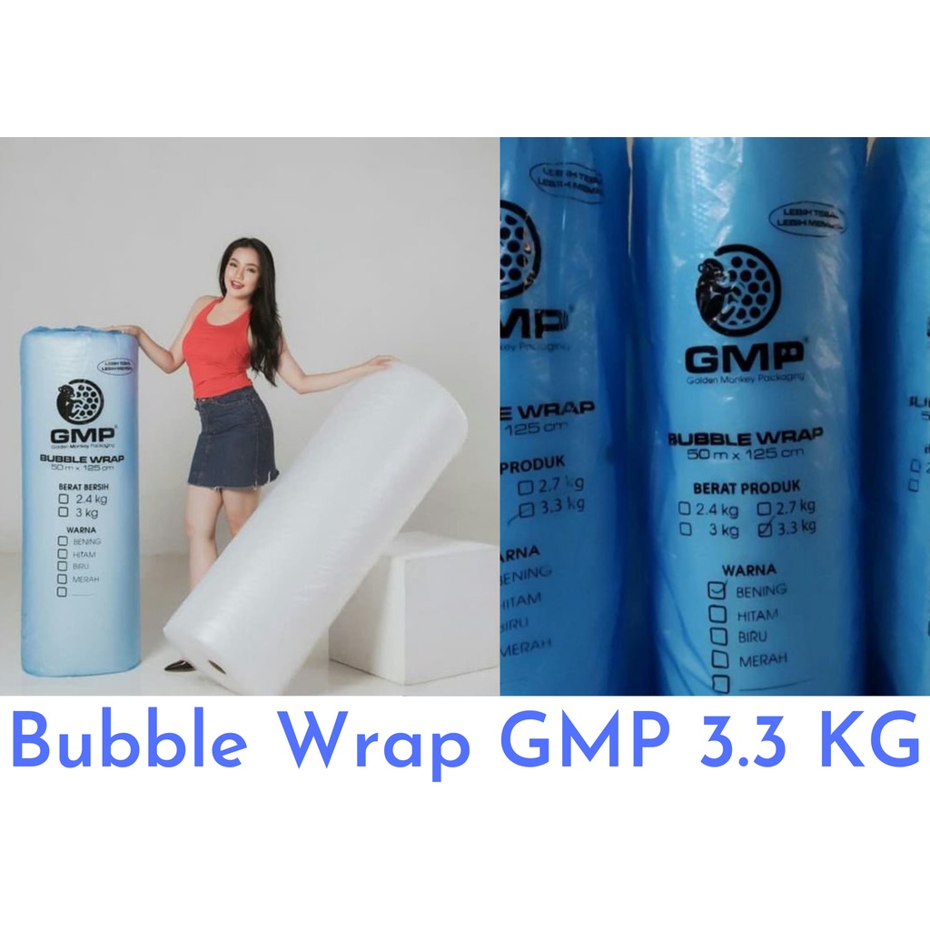 

(via OJOL) Bubble Wrap GMP 3.3 KG warna PUTIH BENING - bubble murah - bubble tebal - bubble wrap Golden Monkey Packaging