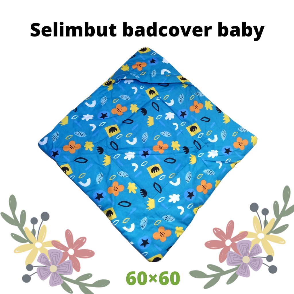 Selimbut baby / badcover baby / selimbut topi bayi / badcover topi bayi / selimbut multifungsi