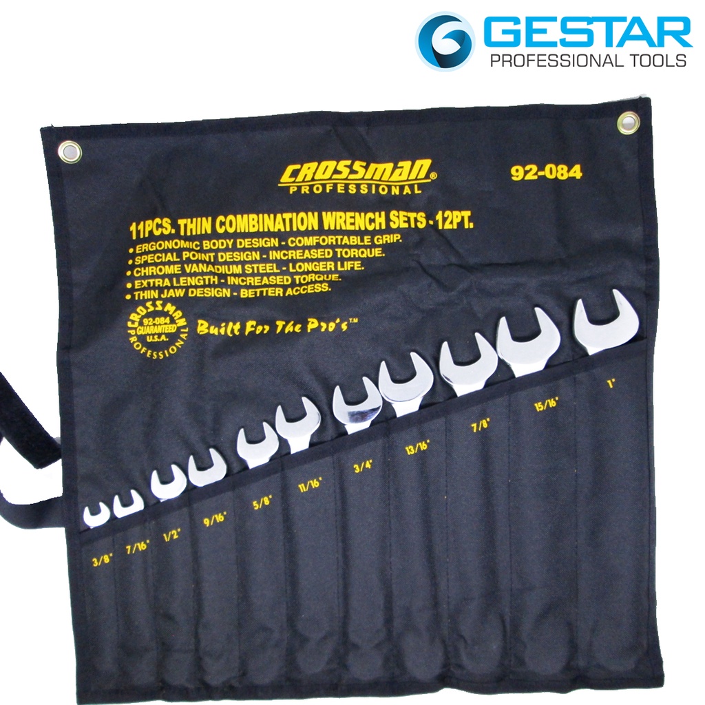 GESTAR/CROSSMAN-Tool Set 11Pc Thin Combination Wrench Set 392-084