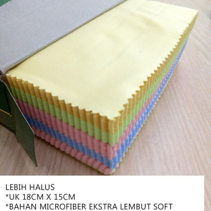 Terlaris Kain Lap Kacamata Micro Fiber Import