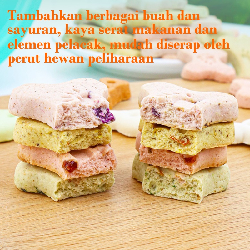 Biskuit Kucing Cemilan Anjing Puppy Snack Hewan Peliharaan Pembersih Gigi Molar Deodoran 100G