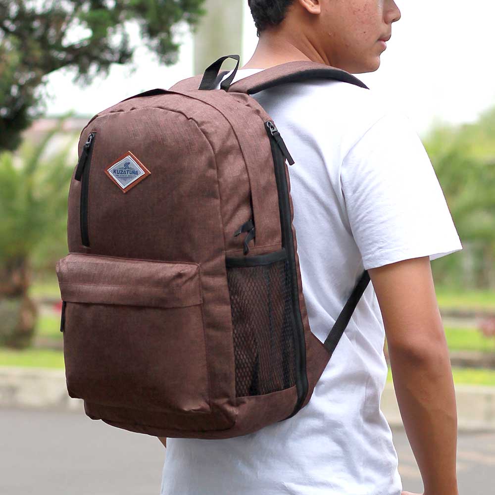 Tas Punggung Kuzatura Retro Pria Coklat - Kembali ke Masa Lalu dengan Gaya Vintage yang Klasik